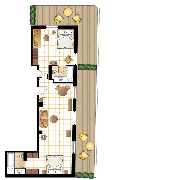 XL Loft Suite floorplan XL Loft Suite floorplan