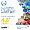 CUSTOMER EXCELLENCE AWARD by British Airways Holidays Customers